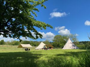 Huxtable Farm Camping north Devon