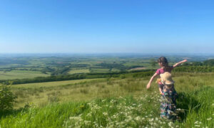 View of Devon from Exmoor