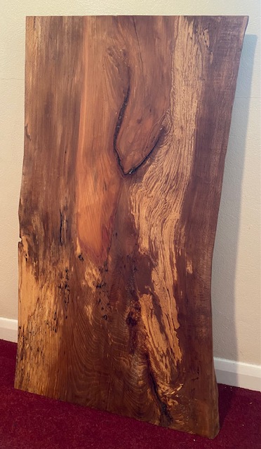 Live edge shelf